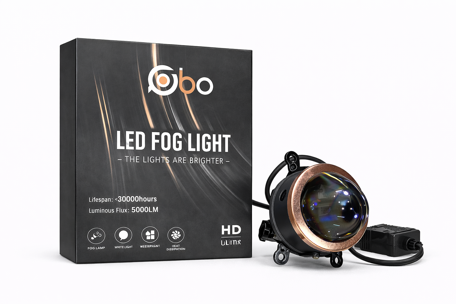 Qbo HD LED Projector Fog Light