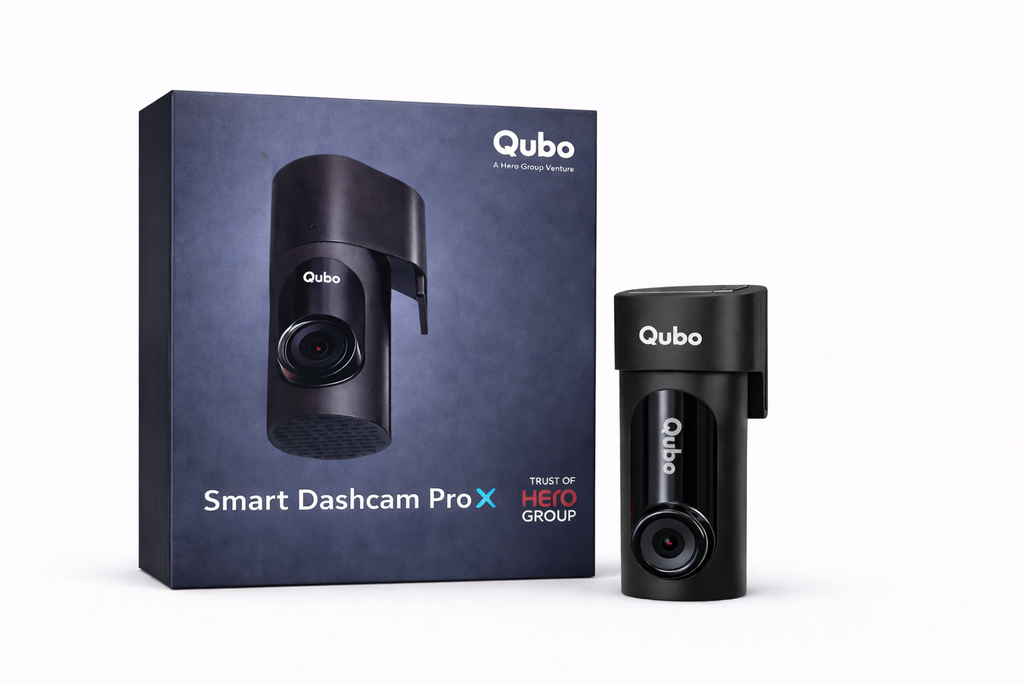 Qubo Smart Dashcam Pro X – 24/7 Driving Security