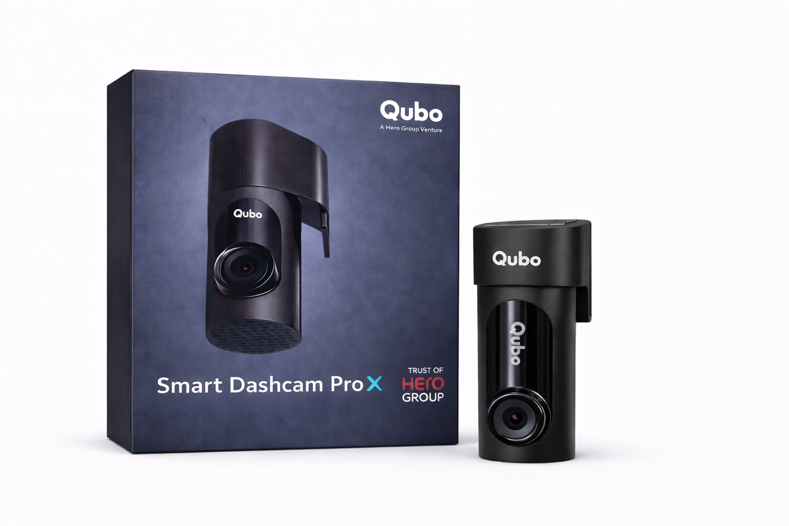 Qubo Smart Dashcam Pro X – 24/7 Driving Security