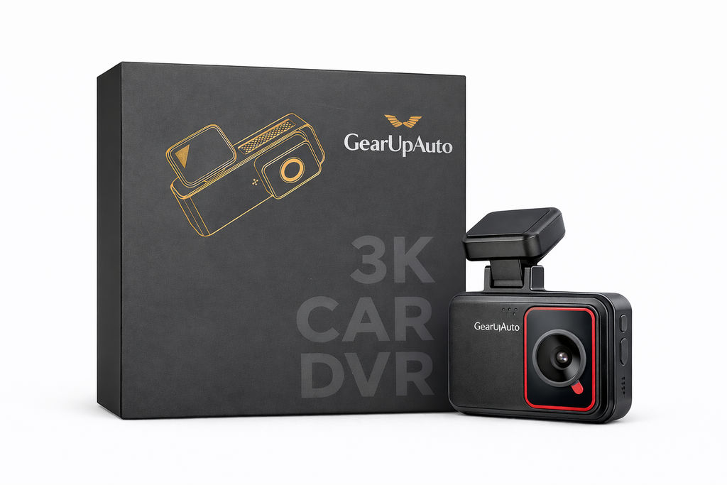 GearUpAuto 3K Car DVR Dash Cam