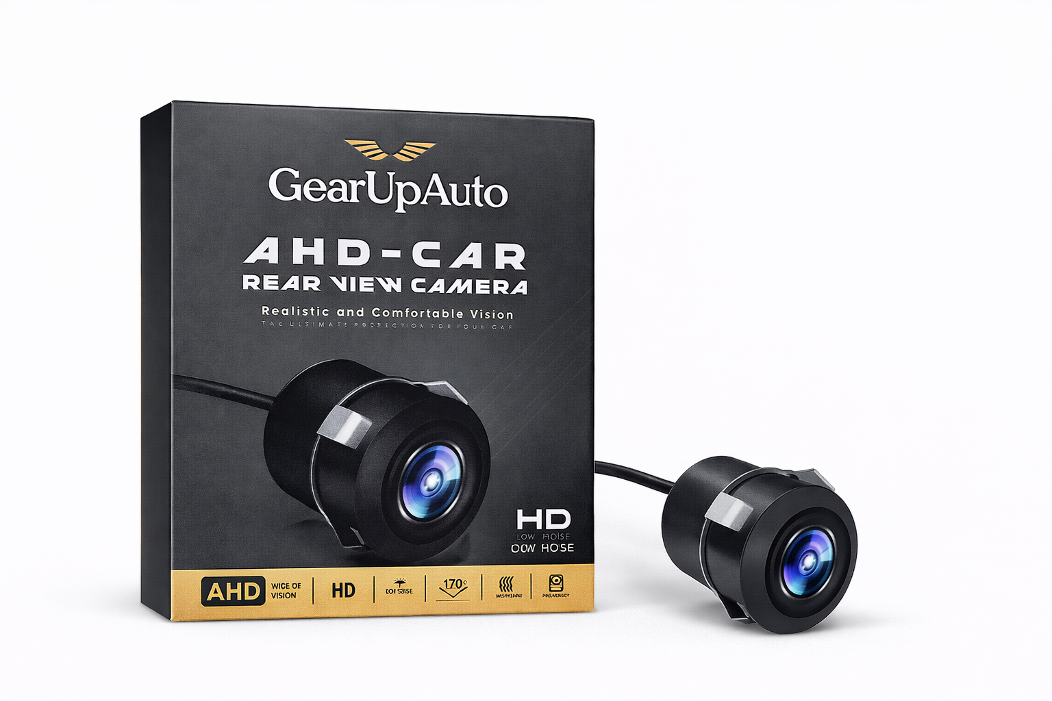 GearUpAuto AHD Rear View Camera